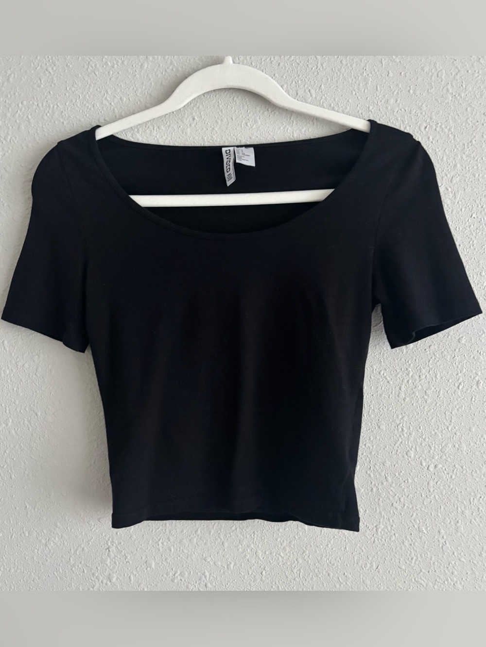 H&M Divided Black Basic Top